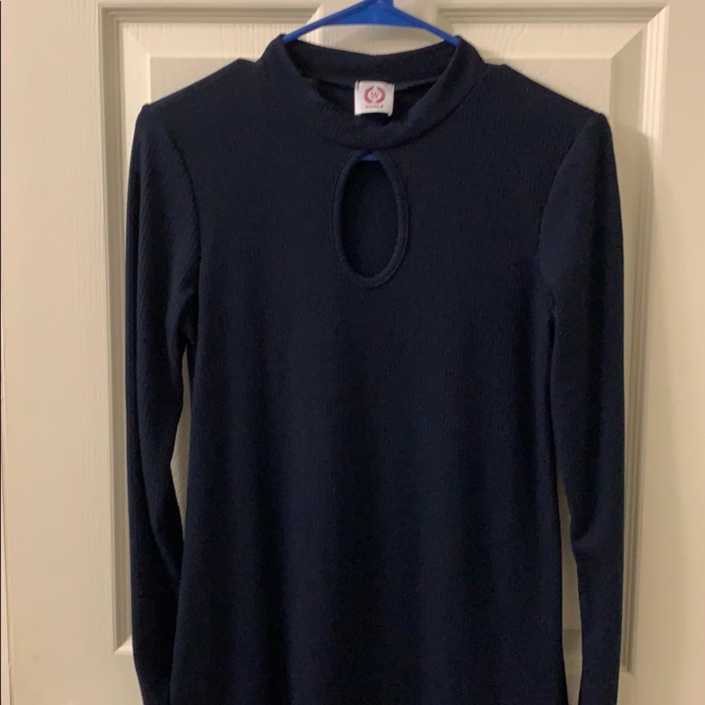 Long sleeve mini dress